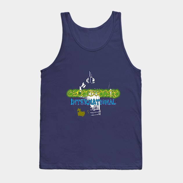 Ghostbusters International Liberty Cities Tank Top by ghostbusterscities